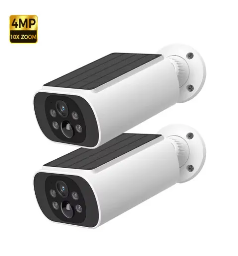 Solar WiFi Security Camera 2.5K AI Detection Color Night Vision