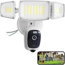 Floodlight Camera Outdoor – 2K QHD Security Cam with Motion-Activated Flood Ligh
