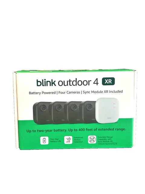 Blink Outdoor 4 XR Four Camera System w/Sync Module XR. NIB. FAST SHIPPING