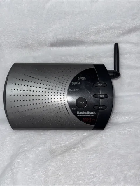 Radio Shack 43‑124 Wireless 900MHz Intercom – Voice Activated – No Power Cord