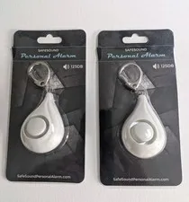 SafeSound 2 Personal Alarm Keyring~White~Original Name Brand~Safe Sound~125DB