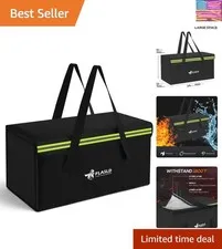 Large Fireproof Document Bags, 24x12x12” Waterproof Storage Firesafe Bag, Fir...