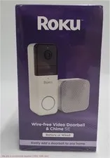 Roku Wire-free Video Doorbell & Chime with Motion & Sound Detection, Remote M...