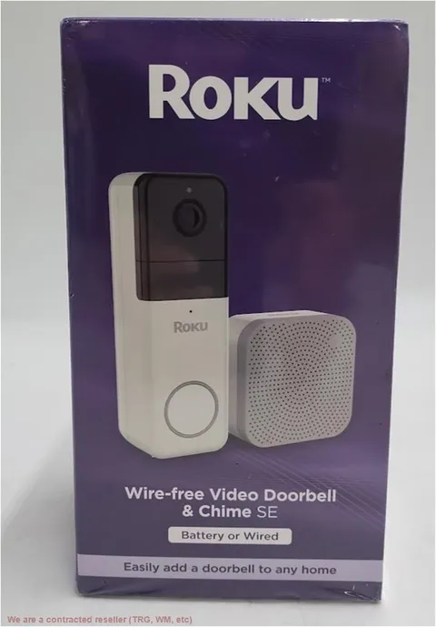 Roku Wire-free Video Doorbell & Chime with Motion & Sound Detection, Remote M...