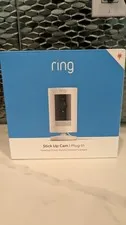 Ring Stick Up Cam Outdoor Wireless Security Camera - White