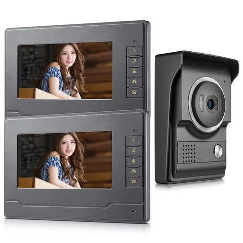 Two Way Video Intercom 7 Inch LCD Door Monitor