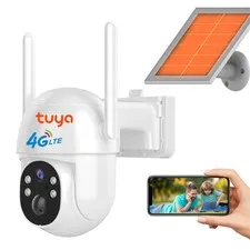 S52 Solar Powered Outdoor 4G LTE Battery Wireless Security Camera