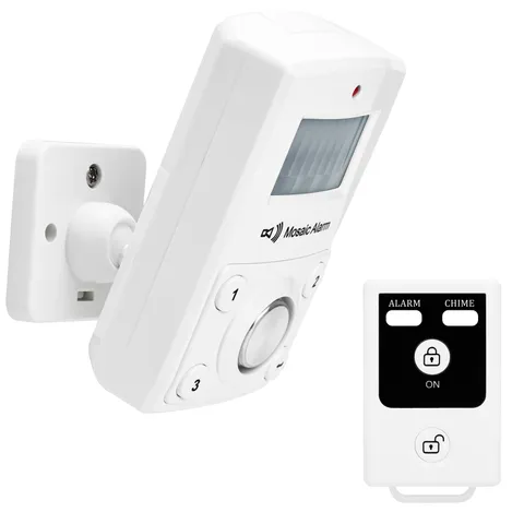 Remote Motion Sensor Alarm for Garage, Shed, Indoor. 135dB Loud Sound Home Se...