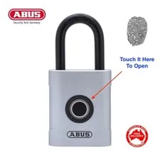 Abus Touch 57/50 Biometric Fingerprint Operated Padlock Free Post Aust-IP RATED