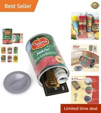 Grey and Red Beet Diversion Can Safe - The Elegant Way to Keep Valuables Safe