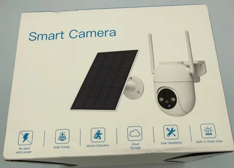 Smart Camera Outdoor Wireless Solar Powered Security Camera Model C360 White