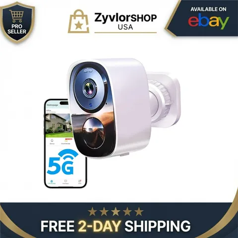 HITELLARCAM 2K Wireless Outdoor Security Camera, Free Cloud Storage, AI