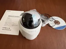 Two Sony White Ipela Dome Network Surveillance Camera SNC-DF40N - 1 New - 1 Used