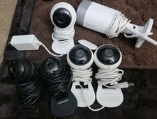 2 Samsung SNH-V6431BN SmartCam HD WiFi Security Cams USB + 2 SNH-V6414+2 OTHERS