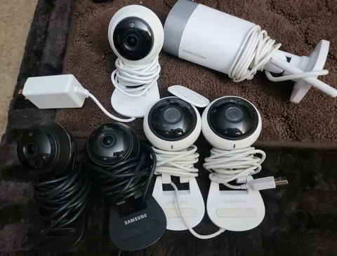 2 Samsung SNH-V6431BN SmartCam HD WiFi Security Cams USB + 2 SNH-V6414+2 OTHERS