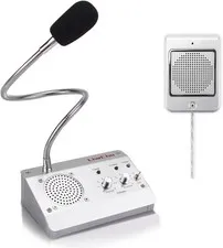 Intercom System Two Way Window Microphone Speaker for Bank Hospital Office
