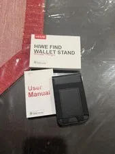 HiWe Wallet for Men with Rechargeable Find My Tracker Built-in, Bifold Black NWT