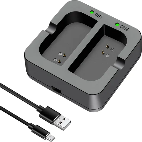 Battery Charger for Ring Rechargeable Battery,Dual Ring Battery Charger Station