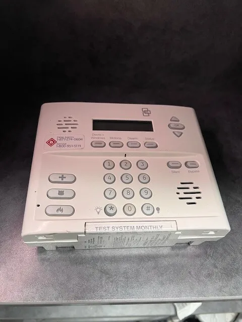GE Home Security System Panel Control "Simon XT" Alarm Keypad 600-1054-95R-11