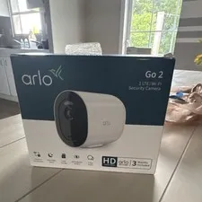 Arlo Go 2 1080p LTE/Wi-Fi IP Security Camera White 2-Way Audio Wire-Free