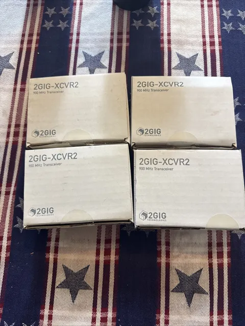 Lot Of 4 2GIG-XCVR2-345 Security System Wireless Transceiver