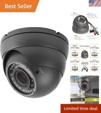 High Definition Security Camera with 100ft Night Vision - Vandal Resistant