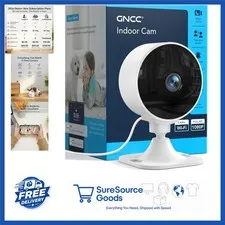 2.4GHz Indoor Security Camera 1080P Pet Monitoring Two-Way Audio Night Vision