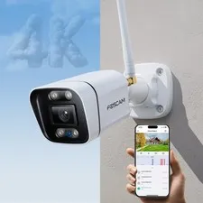 FOSCAM 4K 8MP Security Cameras Wireless Outdoor, 5GHz&2.4GHz WiFi Surveillanc...