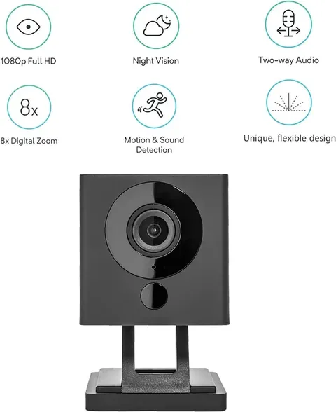 WYZE Cam V2 1080P HD Indoor wifi Smart Home Camera Night Vision Black New wyzec2