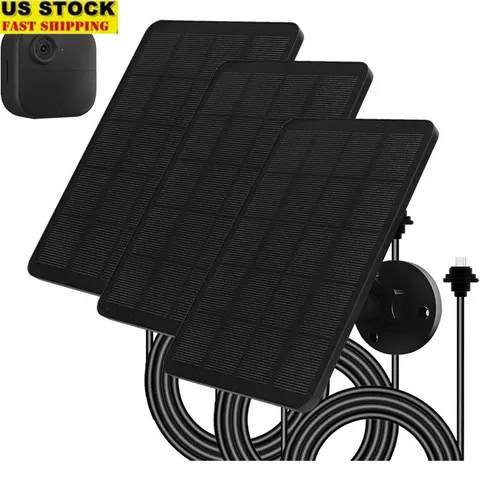 Solar Panel Blink Outdoor 4 Camera High Efficiency Waterproof Easy Install New