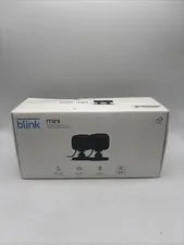 Blink Mini Indoor Smart Security Camera 2-Pack 1080p HD Wi-Fi Alexa Black