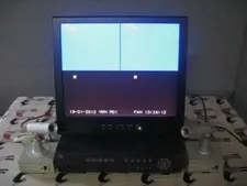 CCTV system complete GE SECURITY + HI SHARP + NATIONAL ELECTRONICS