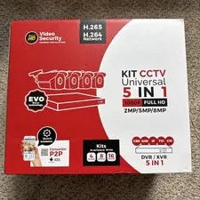 CCTV Kit Universal 5 IN 1 1080P Full HD Home Security Camera 4 Channel 4 Cam Set