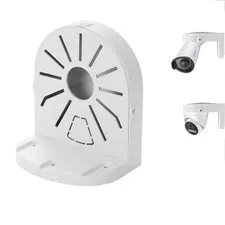 Indoor Outdoor Bracket ABS Plastic Wall Mount L-Shaped Bracket for Dome IP Mo...