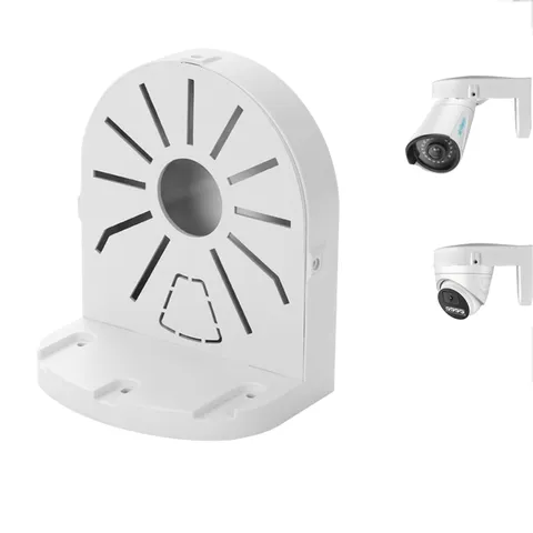 Indoor Outdoor Bracket ABS Plastic Wall Mount L-Shaped Bracket for Dome IP Mo...