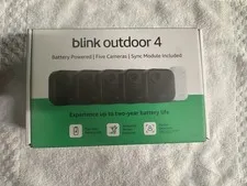 Blink Outdoor 4 (2025) - 5-Camera Security System w/ Sync Module Core - New