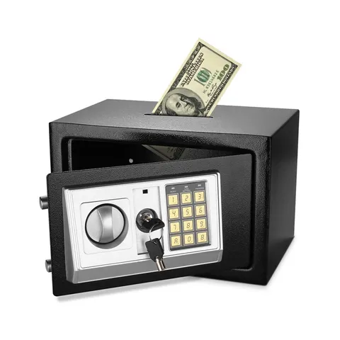 Flexzion Small Safe Drop Slot - Electronic Drop Safe For Money Digital