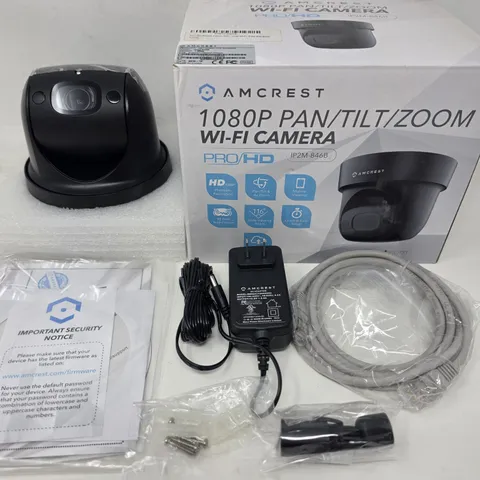 Amcrest Pro HD 1080p IP2M-846B Wi-Fi Indoor Pan Tilt Zoom Dome Security Camera