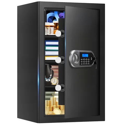 5.2 Cuft Large Safes for Home Use Fire and Water Proof, Anti-Theft Digital Sa...
