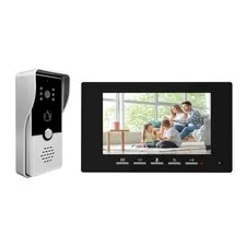 Wired Video Doorbell with Camera and Monitor Kits, intercom doorbell with cam...