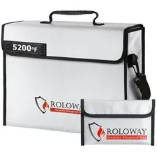Fireproof Document Bag 5200℉ Heat Insulated