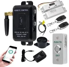 WiFi Tuya Access Control System Kit 433Mhz Wireless Gate Door Opener + Electric