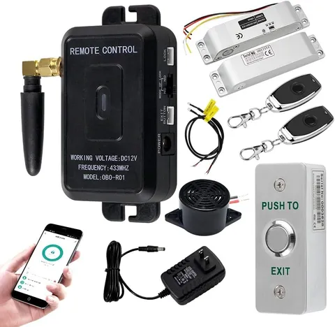 WiFi Tuya Access Control System Kit 433Mhz Wireless Gate Door Opener + Electric