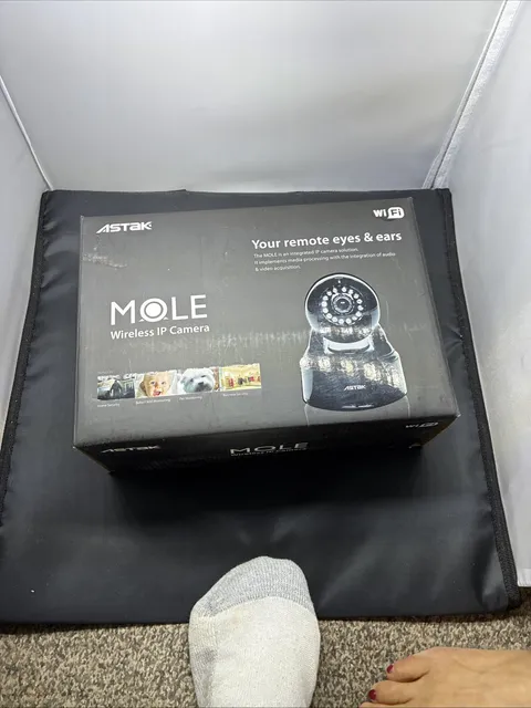 Astak Mole Wireless Wifi IP Security Camera Audio Night Vision Remote Access New