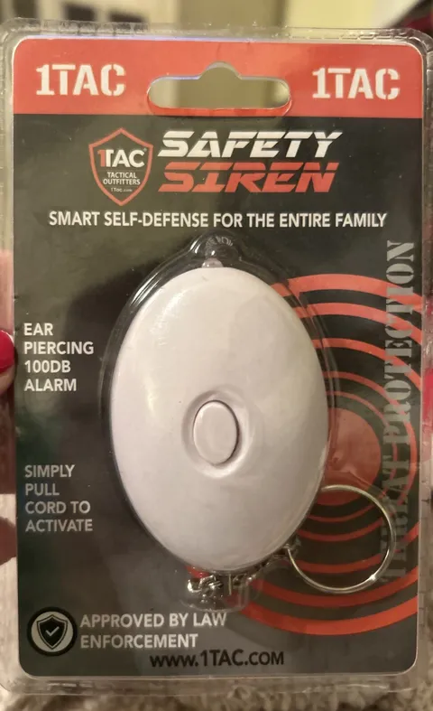 1TAC Safety Siren Self Defense Keychain. New Sealed. Free Shipping Great Gift