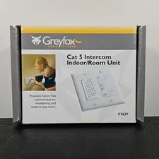 Greyfox Home Systems - Cat5 Intercom Indoor/Room Unit "Lt. Almond" Color - New