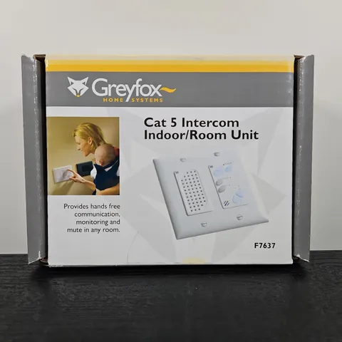 Greyfox Home Systems - Cat5 Intercom Indoor/Room Unit "Lt. Almond" Color - New