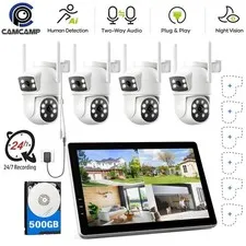 4-8Pack Wireless 5G WiFi Security Camera System Smart Outdoor Night Vision 1080P