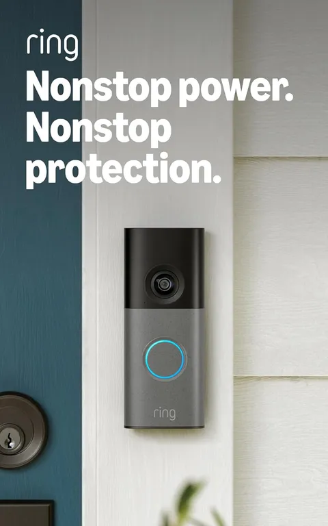 Wired Doorbell (Newest Model), Wide-Angle Retinal 2K, up to 6X Enhanced Zoom, Pa