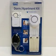 SABRE Home Series Dorm/Apartment Security Kit HS-DAK – New Sealed 3 Alarm Set